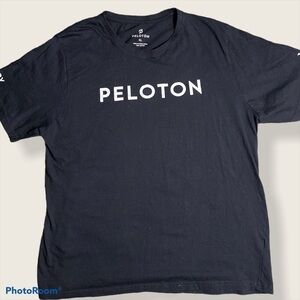 Peloton crew neck workout/cycling black T-shirt